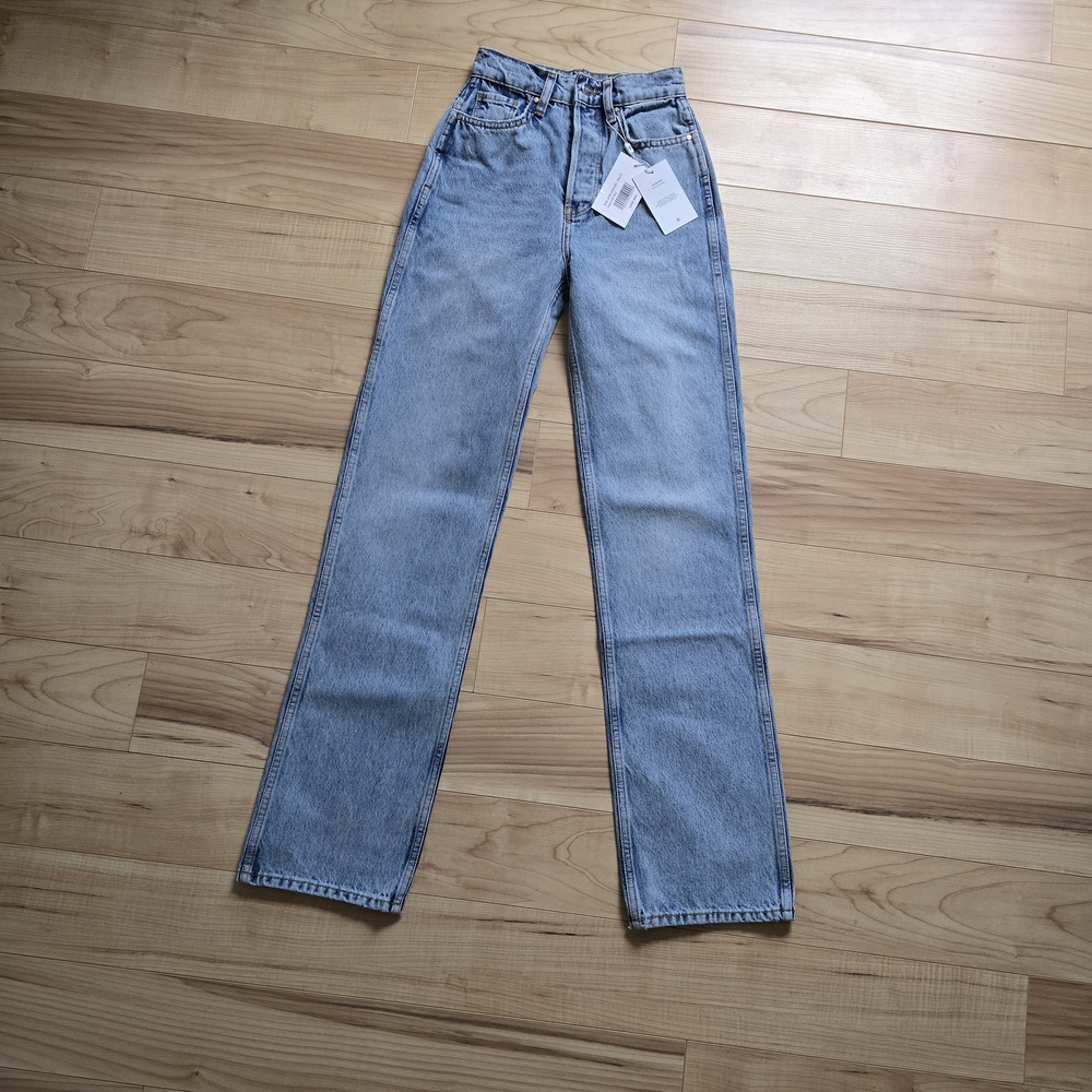 Anine Bing Kat High Rise Straight Jeans Size 23
